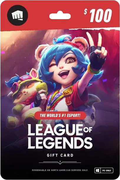 League of Legends $100 Gift Card